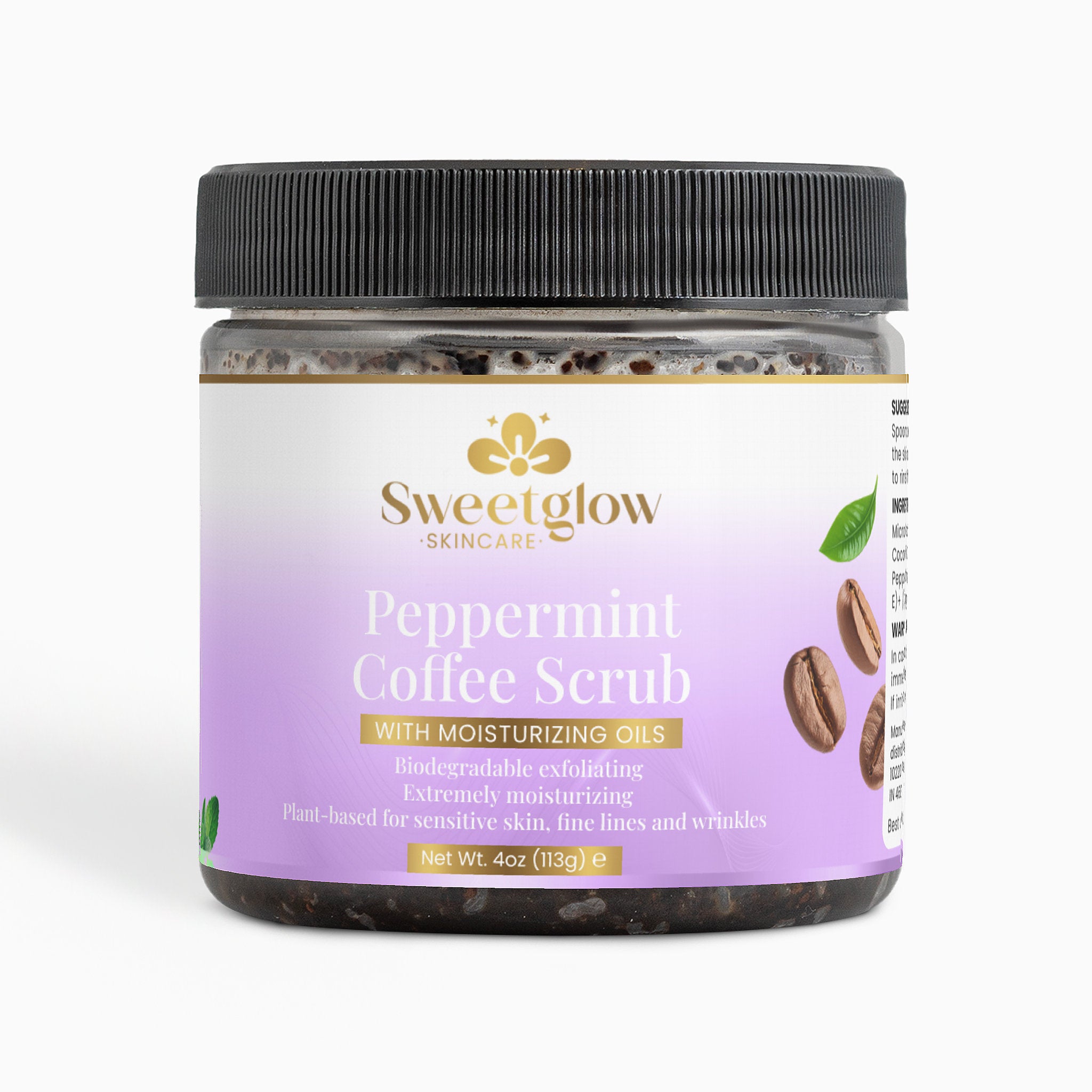 Peppermint Coffee Scrub